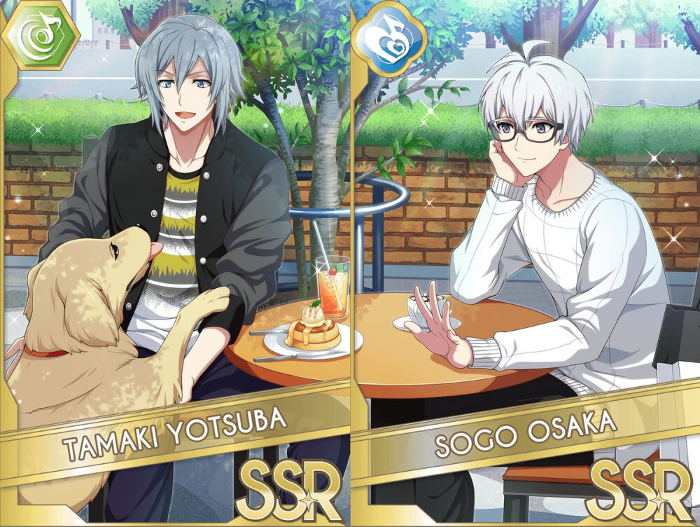 【ゲーム情報】MEZZO"のニューシングルリリースを記念して、本日より『Dear Butterfly』衣装の環くん、壮五くんがレアオーディションに登場いたしました！
メンバーにインタビューしたり、２人でロケに出かけるRabiTVも見逃せません！