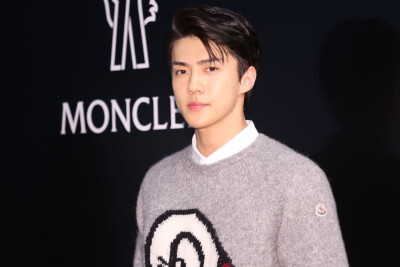 Moncler香港旗舰店开幕活动 吴世勋 EXO