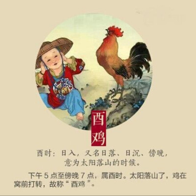 十二生肖排序——酉鸡