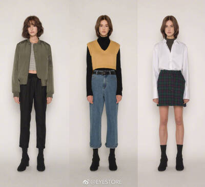 @EYESTORE:simple style , oak&fort 2017 autumn/winter looks ​​​