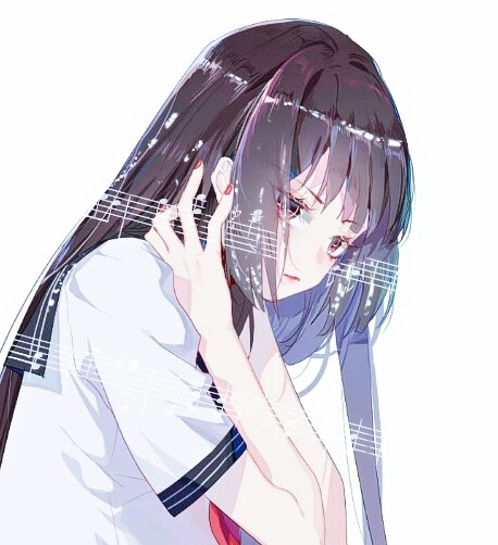 改图秦汐碎花小清新抠图头像女头卡通头像动漫头像