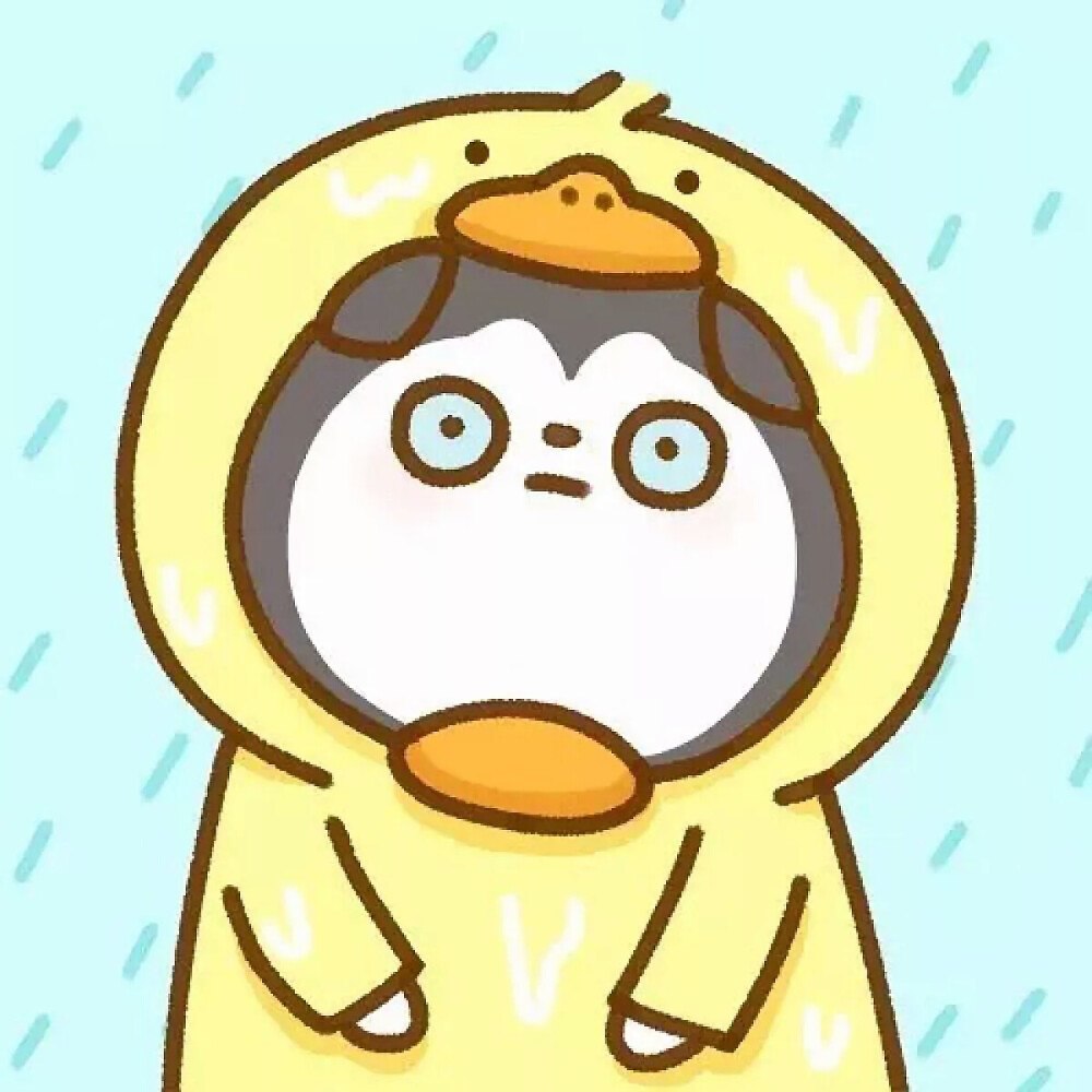 动漫头像干净的线条呆