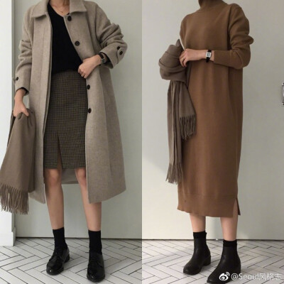 • Fashion • 简练黑灰棕 时髦过秋冬 ​​​​