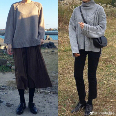 • Fashion • 简练黑灰棕 时髦过秋冬 ​​​​