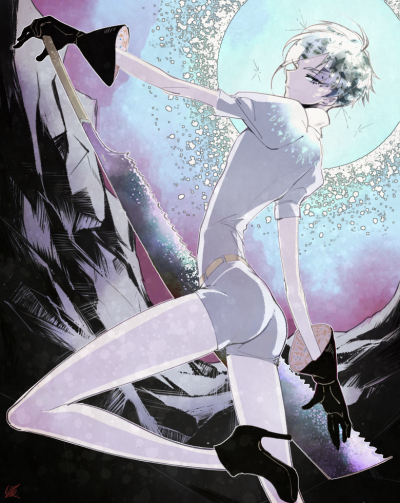 宝石之国 南极石 安特库
画师= 和ノ村 id=66037797