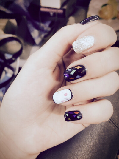 细碎冰凌星光系列Nails