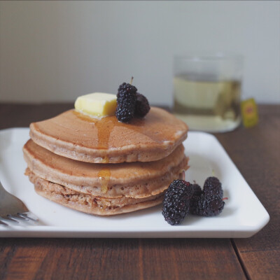 草莓松饼，pancake