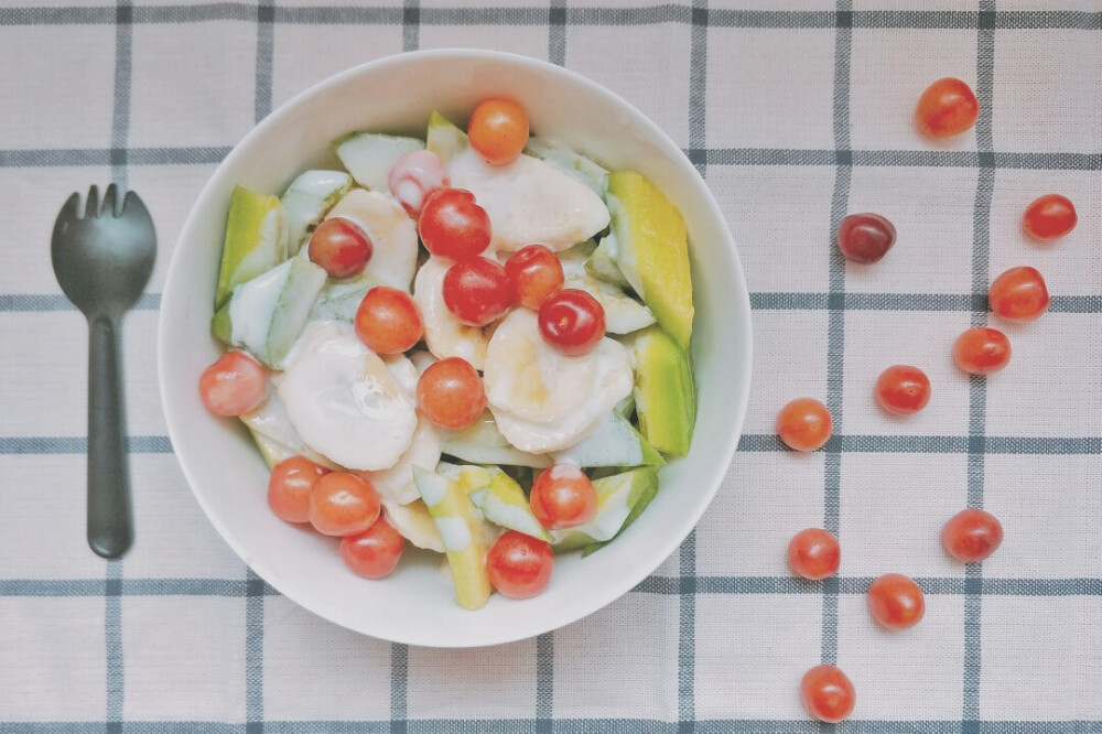 一人食，水果沙拉