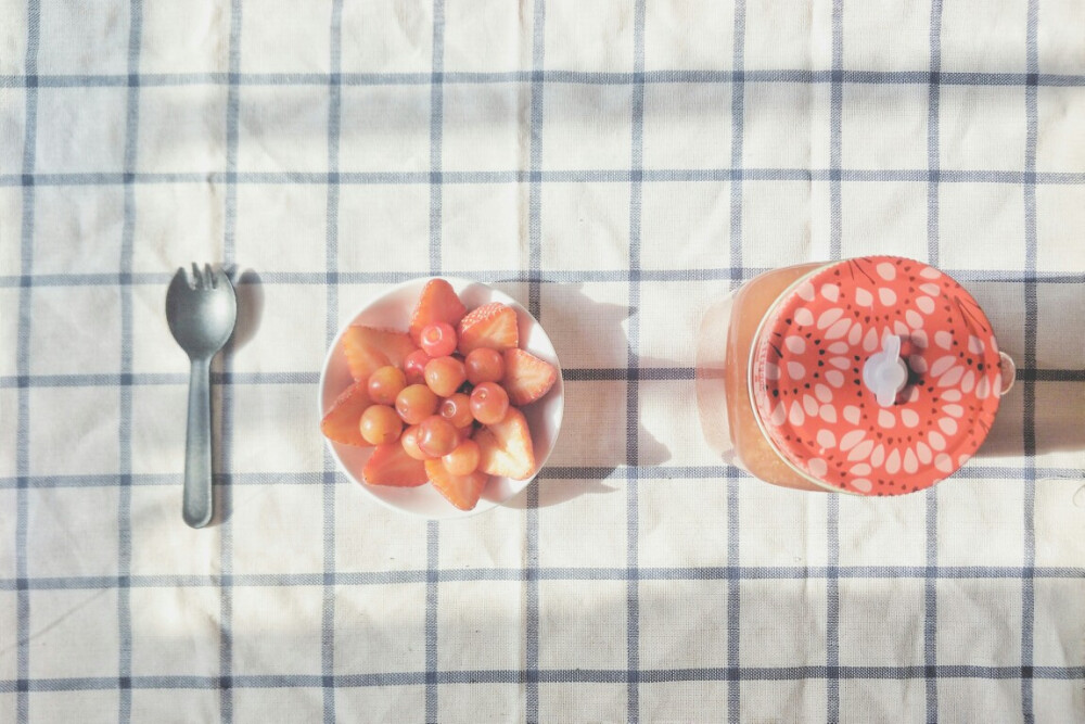 下午茶，樱桃，蜜桃汁