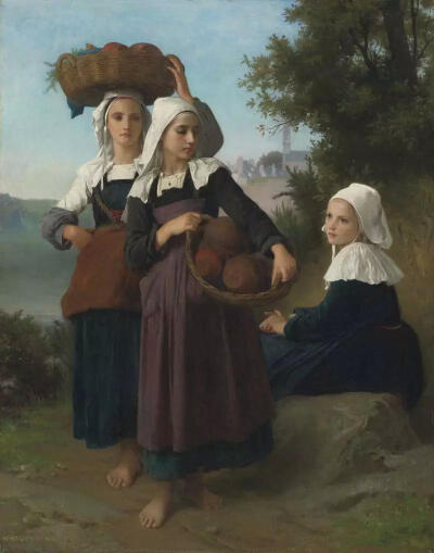 油画丨布格罗 作品
威廉·阿道夫·布格罗
William-Adolphe Bouguereau