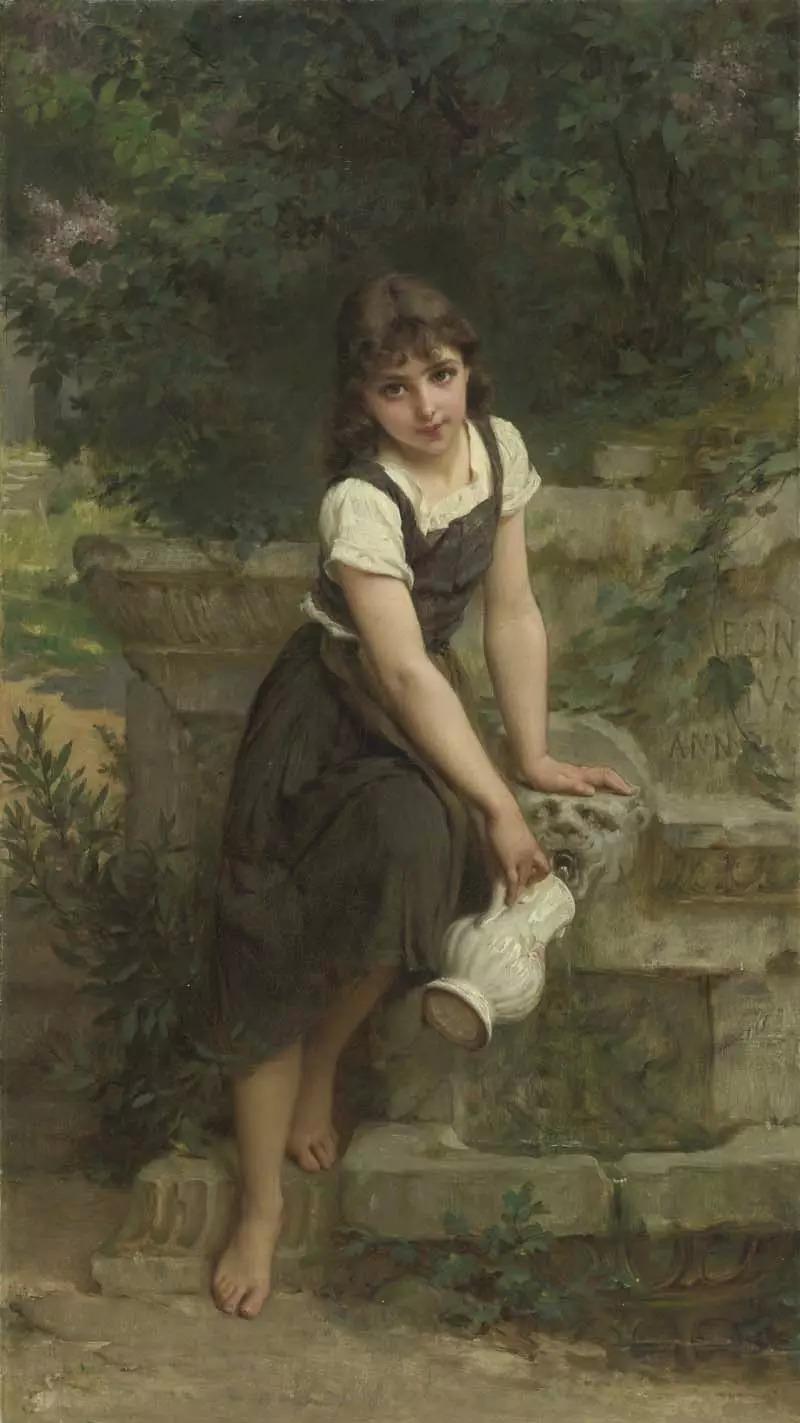 油画丨布格罗 作品
威廉·阿道夫·布格罗
William-Adolphe Bouguereau