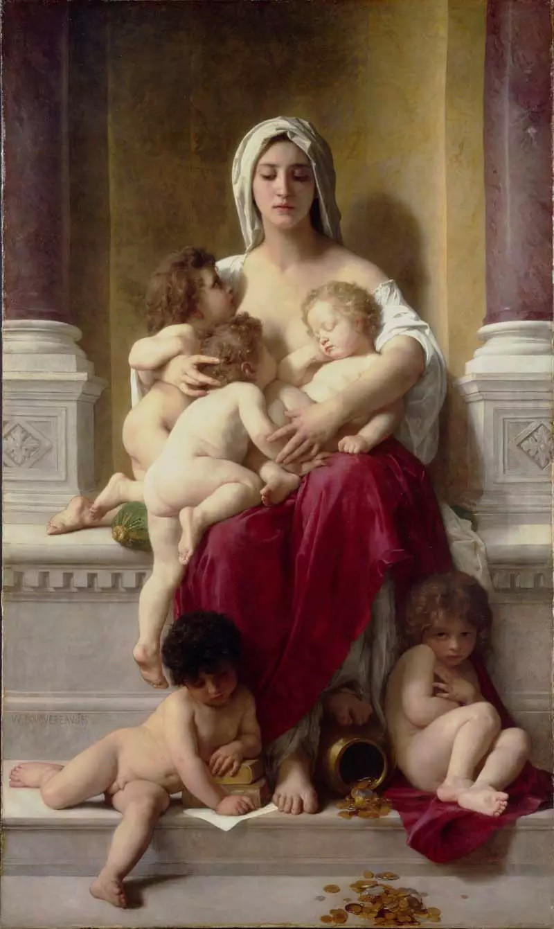 油画丨布格罗 作品
威廉·阿道夫·布格罗
William-Adolphe Bouguereau