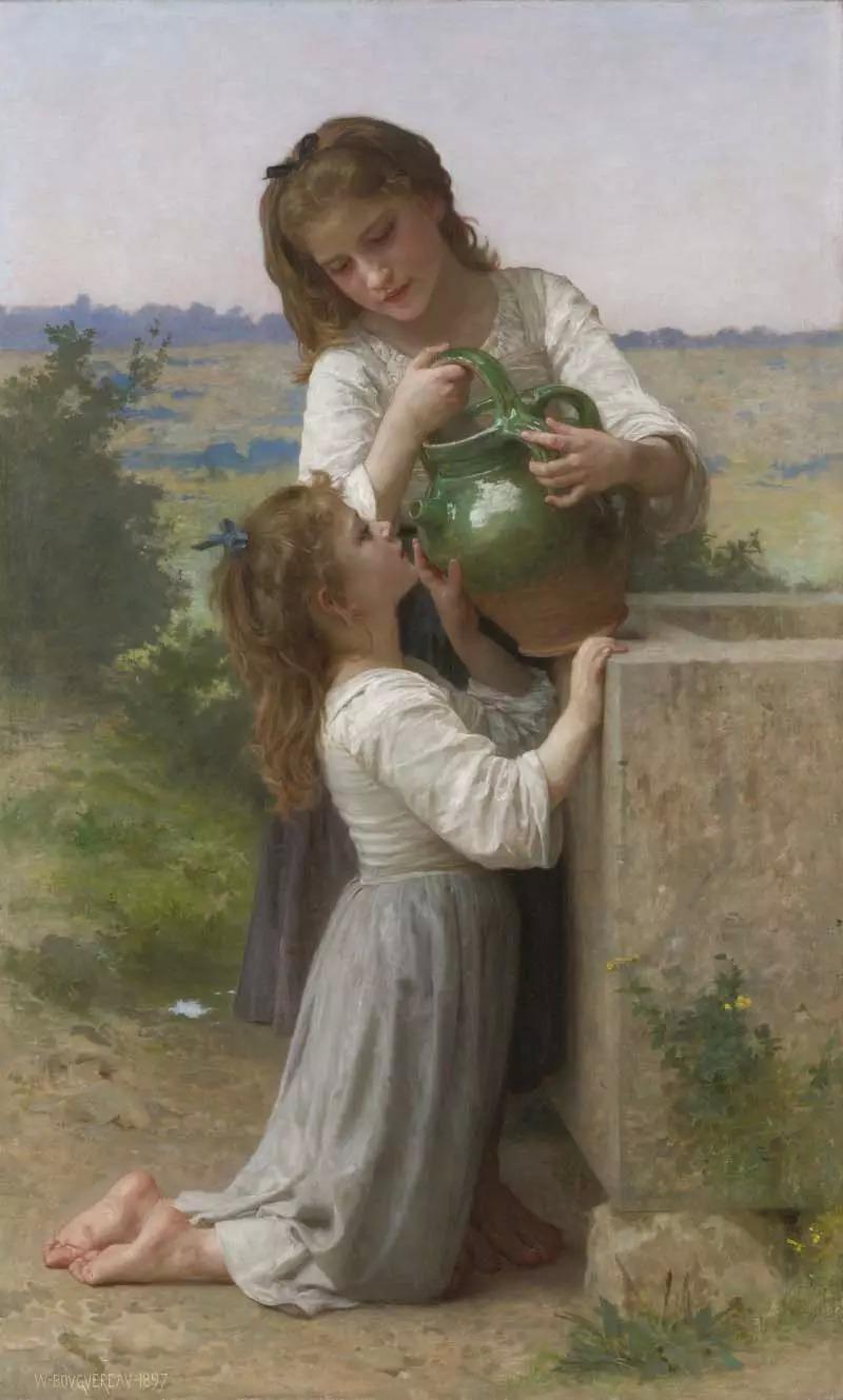 油画丨布格罗 作品
威廉·阿道夫·布格罗
William-Adolphe Bouguereau