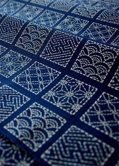 sashiko 平针刺绣