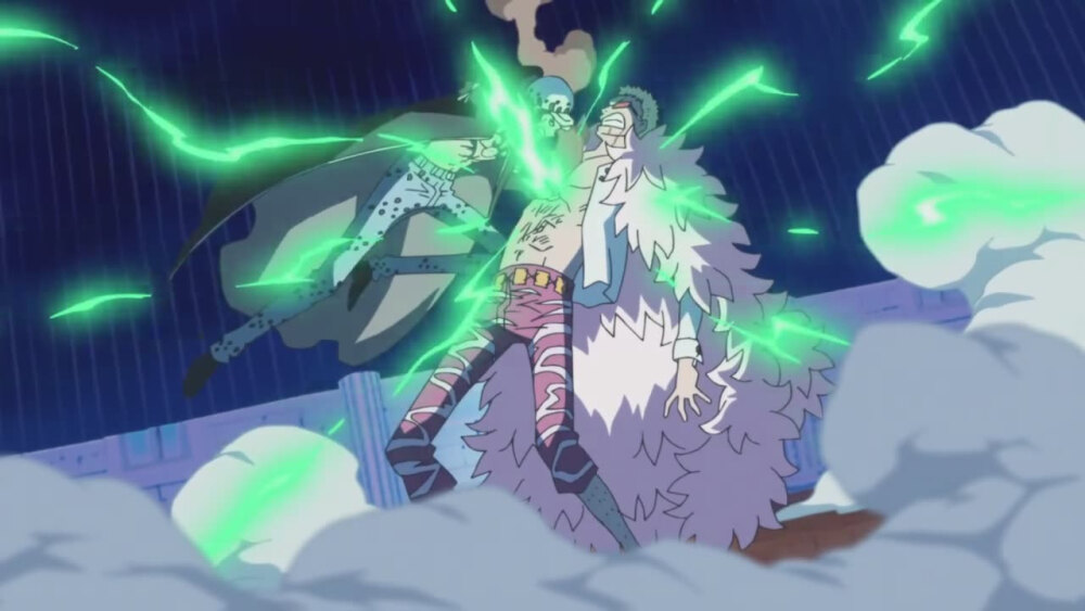 海贼王德雷斯罗萨自截伽马刀罗