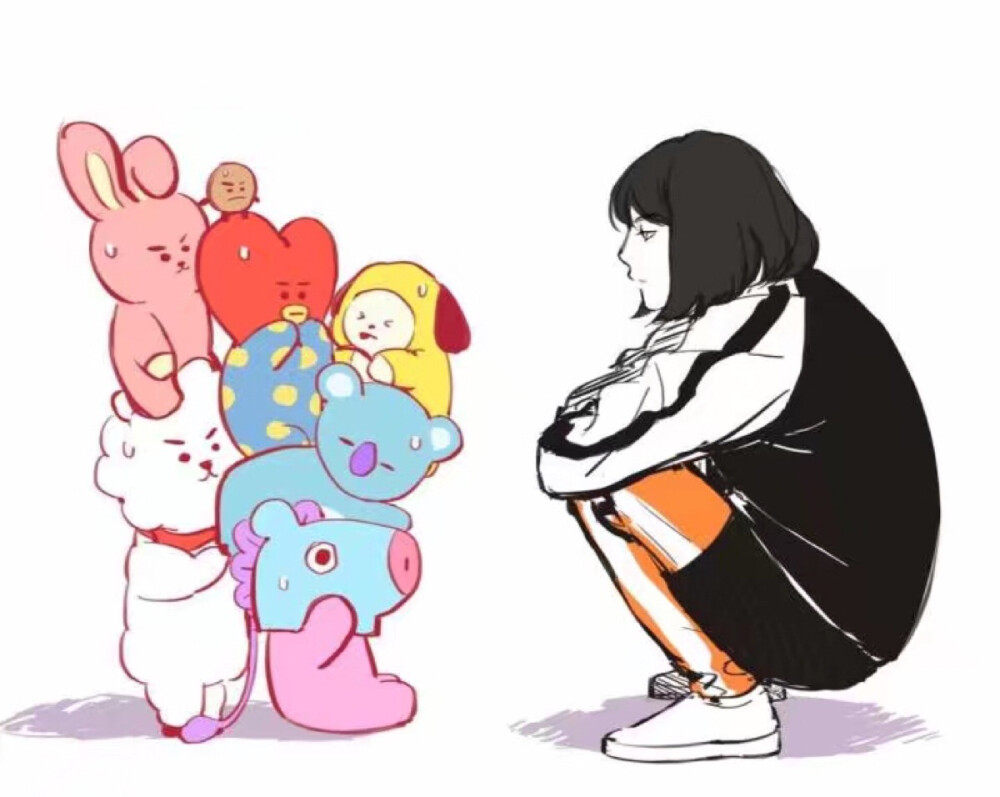 闵玧智小姐姐 & BT21