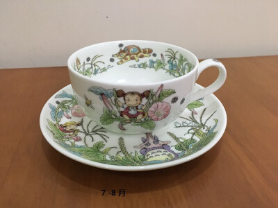 日本进口 龙猫杯 骨瓷红茶杯咖啡杯碟套装 现货