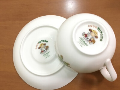 日本进口 龙猫杯 骨瓷红茶杯咖啡杯碟套装 现货