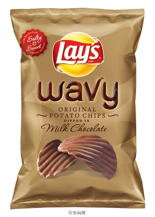 lays’乐事巧克力薯片。 ​​​​