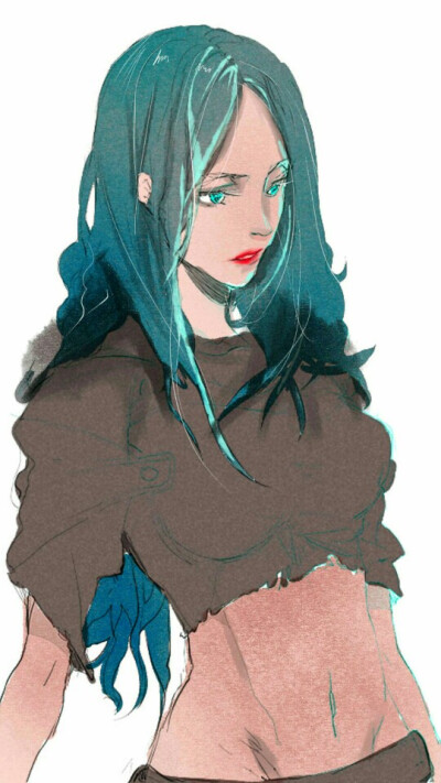 日常，壁纸，上色。临摹