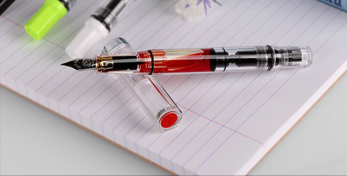 TWSBI/三文堂钢笔，ECO透明活塞吸墨式钢笔礼盒