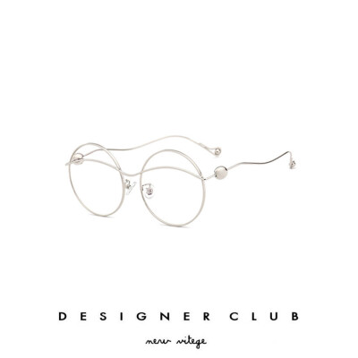 Designer club / 2017复古新品时髦多色独特设计太阳眼镜男女