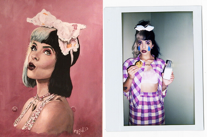 牙牙 Melanie Martinez 牙缝妹 欧美歌手 插画