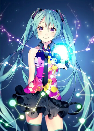 初音未来 公主殿下 二次元 手机壁纸虚拟歌姬 v家