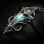 RINNIVILX Silver, Labradorite,Green Amethyst by LUNARIEEN