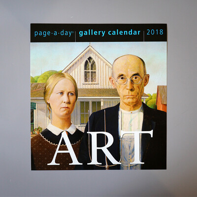 Art Page-A-Day Gallery Calendar 2018 艺术日历 桌面型