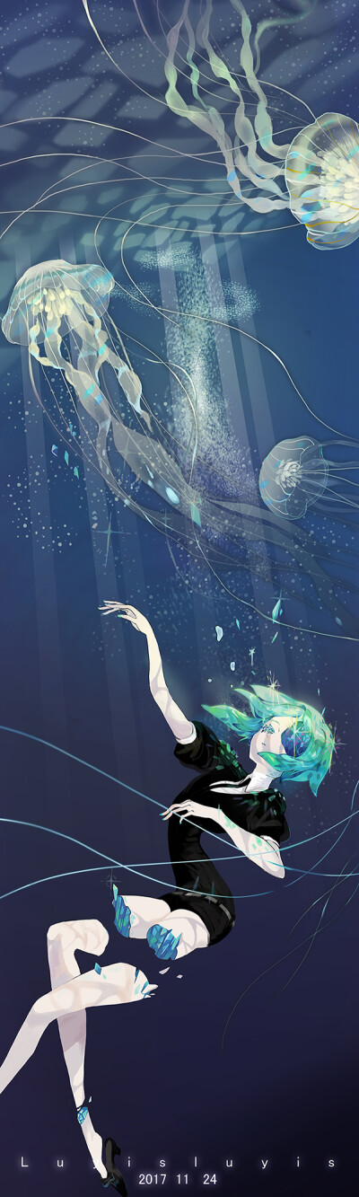 [宝石之国] Phosphophyllite磷叶石 法斯（via P站ID=4123742）