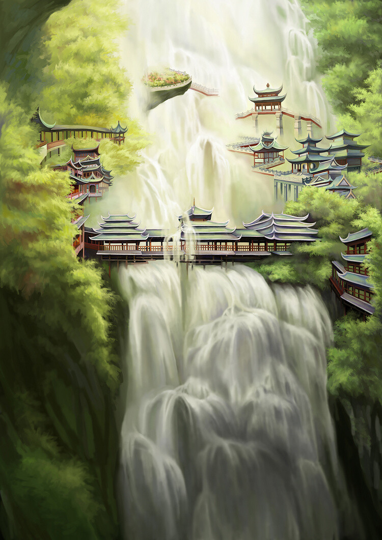 古风美景作者水之