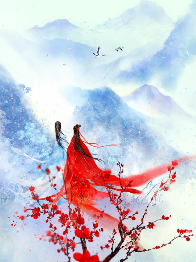 水墨丹青松柏枝 素衣书卷玲珑局
破晓寒空半月泠 天下帷幄指尖棋