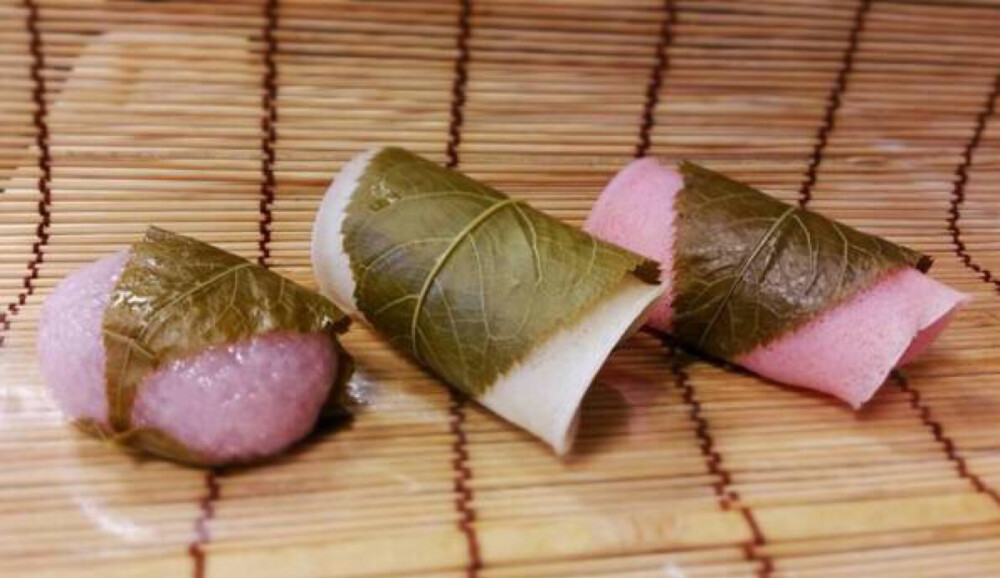 樱饼分为长命寺与道明寺两种