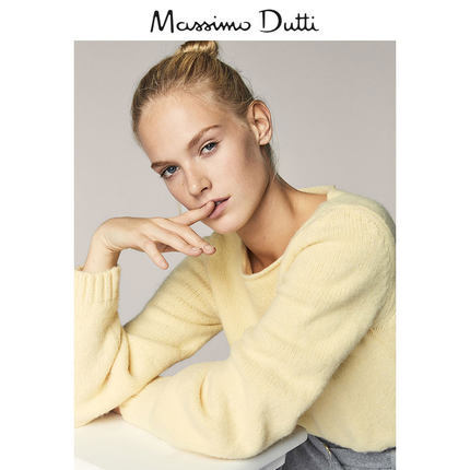 Massimo Dutti 女装 素色针织衫 05602558321