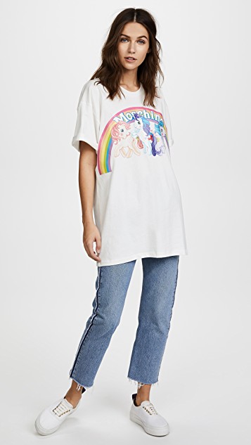 Moschino My Little Pony 彩虹色 T 恤