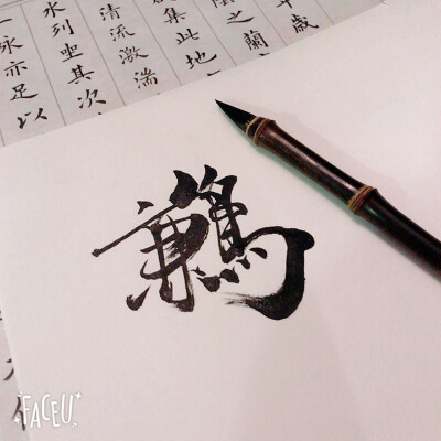 练字