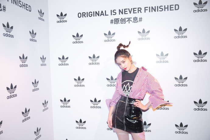 阚清子 亮相adidas Originals原创不息庆典. 