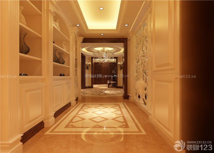 2015走廊玄关门框包边装修图片