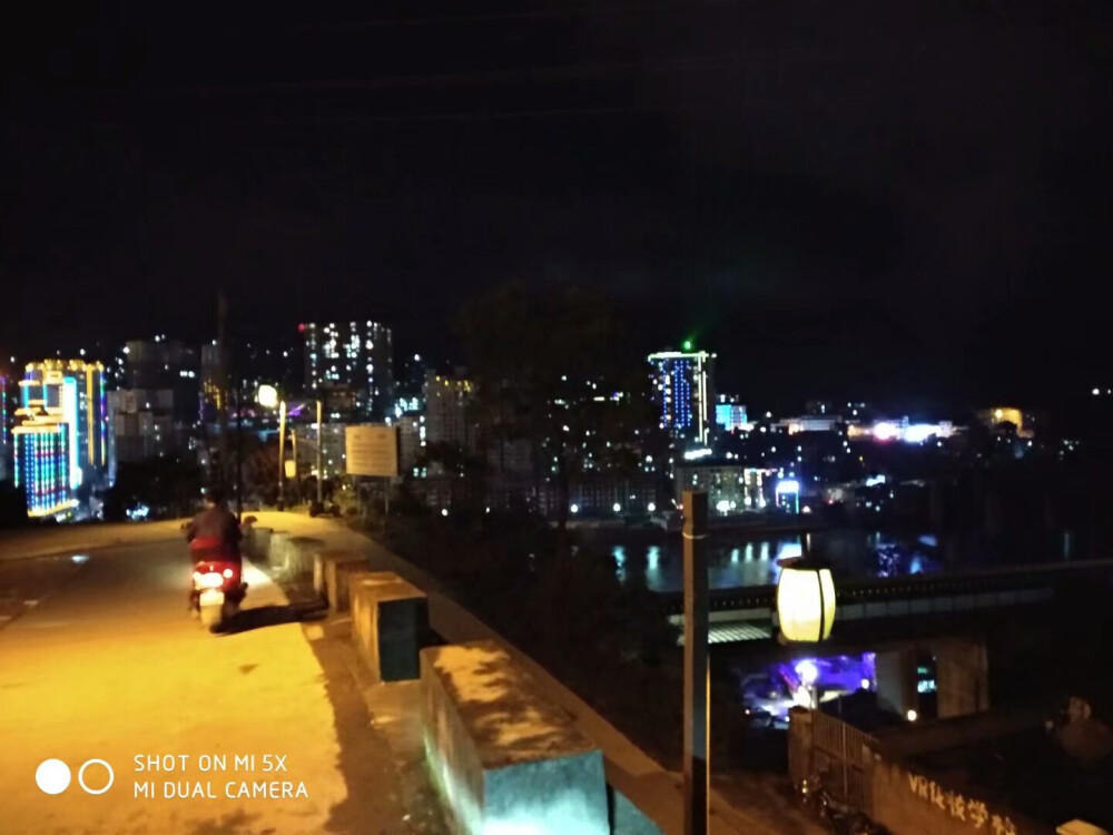 小镇 夜晚 夜景 宁静 水乡