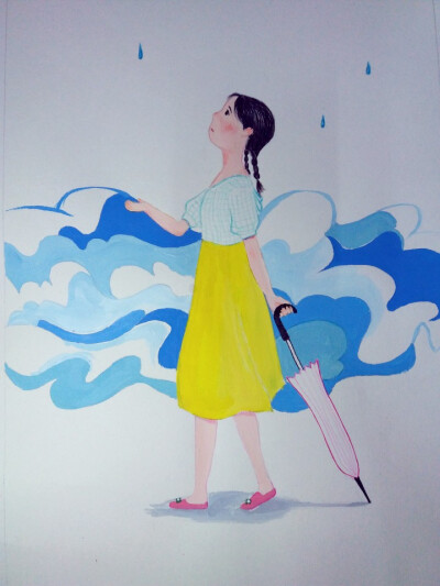 我喜欢下雨天？