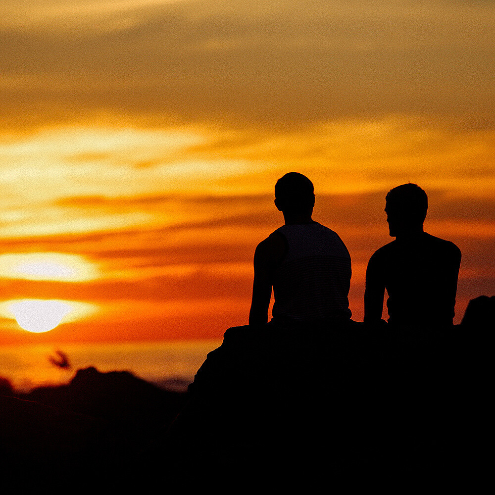 一起看夕阳西下