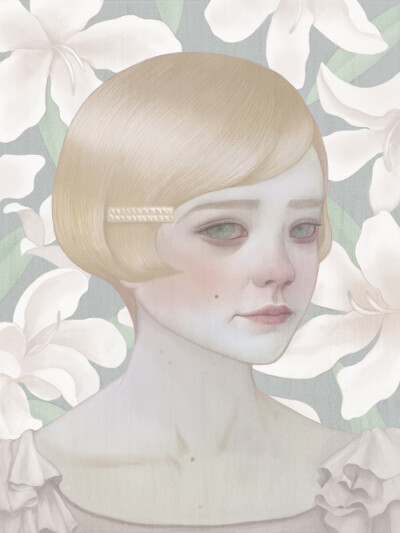 【花儿与女孩】台湾插画师Hsiao-Ron Cheng（郑晓嵘）