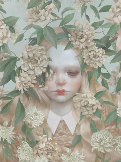 【花儿与女孩】台湾插画师Hsiao-Ron Cheng（郑晓嵘）