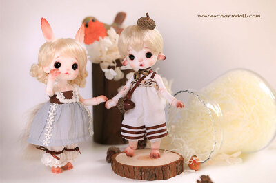 CharmDoll CD BJD SD娃娃 小宠 松果 8分小宠- miumiu