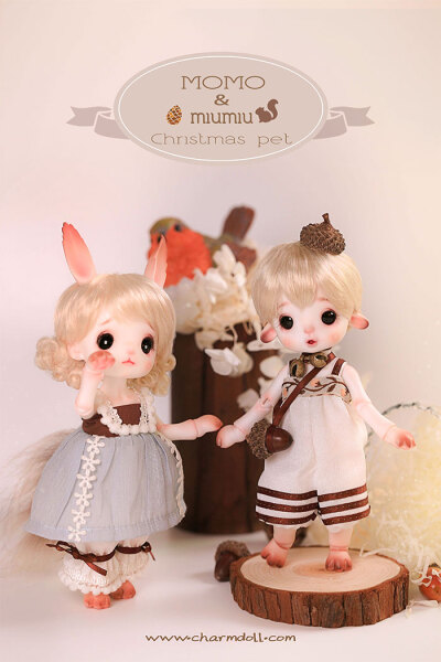 CharmDoll CD BJD SD娃娃 小宠 松果 8分小宠- miumiu