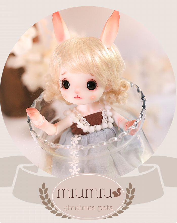 CharmDoll CD BJD SD娃娃 小宠 松果 8分小宠- miumiu