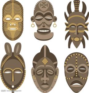 非洲土著面具