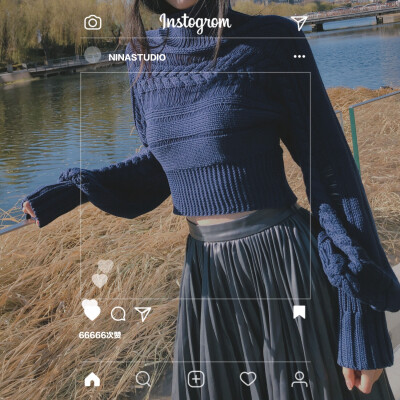 NINASTUDIO (12.12 零点) 限量 镂空毛衣