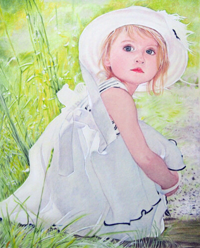 【女孩9】日本埃科塔21的彩铅画